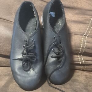 Bloch Lace Up Black Tap Dance Shoes Boys Size 1